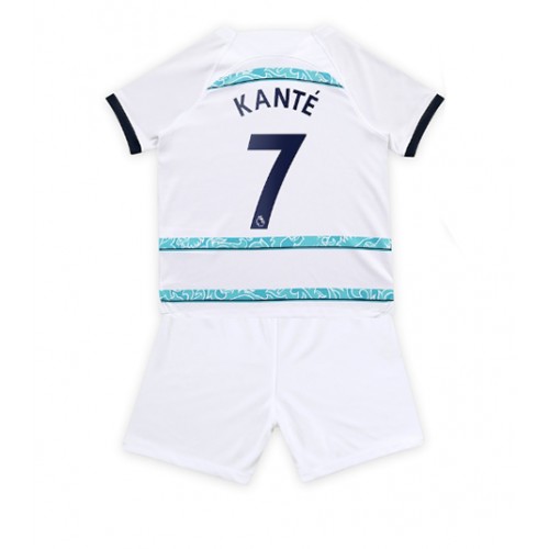 Chelsea Kante #7 kläder Barn 2022-23 Bortatröja Kortärmad (+ korta byxor) Chelsea Kante #7 kläder Barn 2022-23 Bortatröja Kortärmad (+ korta byxor)